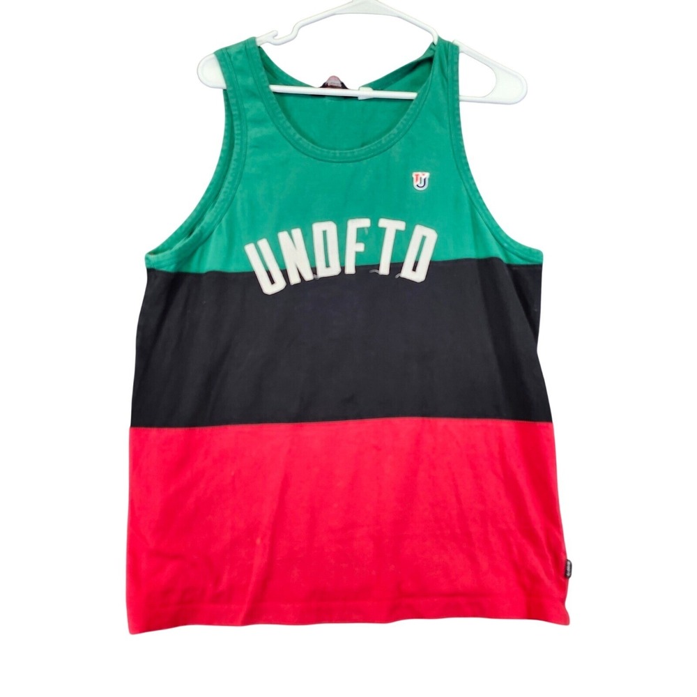 Undefeated Tank Top Color Block Sleeveless Jersey Number 5 Mens Size M